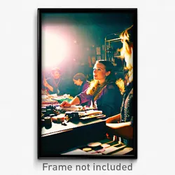 Pixel Art Poster - Candid Haberdashery (8 Bit Psychedelic Video Game Print)
