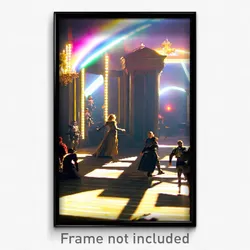 Pixel Art Poster - All Over The Place Madhouse (8 Bit Video Game Print)