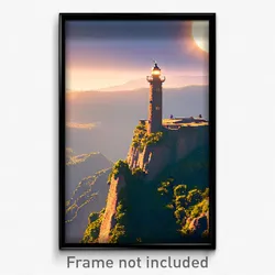 Pixel Art Poster - Grandiose Notch (8 Bit Psychedelic Trippy Video Game Print)