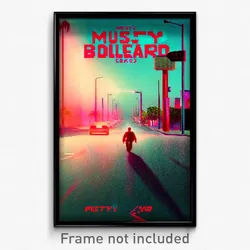 Pixel Art Poster - Musty Boulevard (8 Bit Psychedelic Trippy Video Game Print)