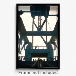 Pixel Art Poster - Monumental Gallows (8 Bit Psychedelic Video Game Print)