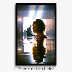 Pixel Art Poster - Reflecting Schnitzel (8 Bit Psychedelic Video Game Print)