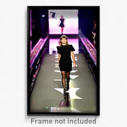 Pixel Art Poster - Tidy Catwalk (8 Bit Psychedelic Trippy Video Game Print)