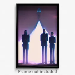 Pixel Art Poster - Monstrous Relicry (8 Bit Psychedelic Trippy Video Game Print)