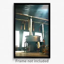 Pixel Art Poster - Large Drying Machine (8 Bit Psychedelic Video Game Print)
