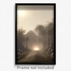 Pixel Art Poster - Haunting Scrub (8 Bit Psychedelic Trippy Video Game Print)