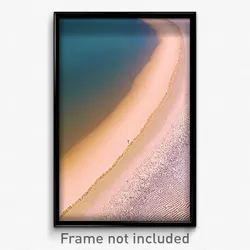 Pixel Art Poster - Bright Sandbar (8 Bit Psychedelic Trippy Video Game Print)