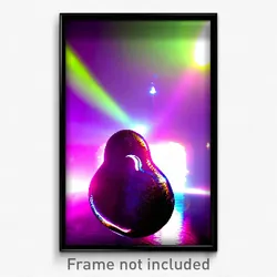 Pixel Art Poster - Shiny Hollow (8 Bit Psychedelic Trippy Video Game Print)