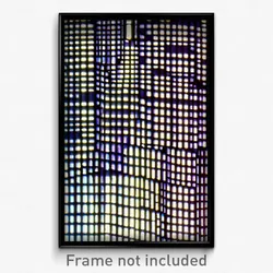 Pixel Art Poster - Realistic Matrix (8 Bit Psychedelic Trippy Video Game Print)