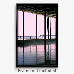 Pixel Art Poster - Vacant Bay (8 Bit Psychedelic Trippy Weird Video Game Print)