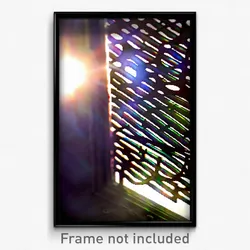 Pixel Art Poster - Majestic Grate (8 Bit Psychedelic Trippy Video Game Print)