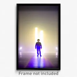 Pixel Art Poster - Impressive Mind (8 Bit Psychedelic Trippy Video Game Print)