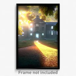 Pixel Art Poster - Infamous Manse (8 Bit Psychedelic Trippy Video Game Print)