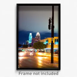 Pixel Art Poster - Modest Austin (8 Bit Psychedelic Trippy Video Game Print)