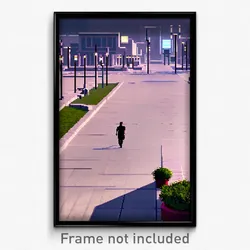 Pixel Art Poster - Clear Plaza (8 Bit Psychedelic Trippy Weird Video Game Print)
