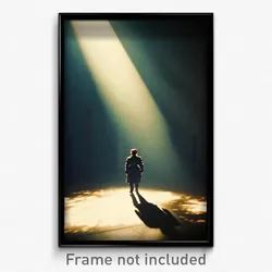 Pixel Art Poster - Shadowy Treasury (8 Bit Psychedelic Trippy Video Game Print)