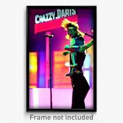 Pixel Art Poster - Crazy Dais (8 Bit Psychedelic Trippy Weird Video Game Print)