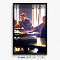 Pixel Art Poster - Candid Table (8 Bit Psychedelic Trippy Video Game Print)