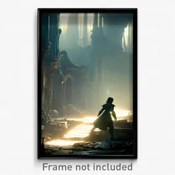 Pixel Art Poster - Grimy Realm (8 Bit Psychedelic Trippy Weird Video Game Print)