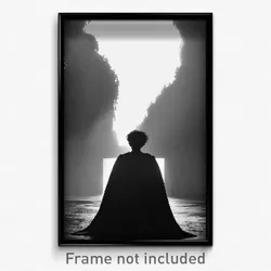 Pixel Art Poster - Colorless Hollow (8 Bit Psychedelic Trippy Video Game Print)