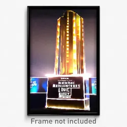 Pixel Art Poster - Monumental Movie Awards (8 Bit Psychedelic Video Game Print)