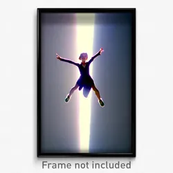 Pixel Art Poster - Bright Bend (8 Bit Psychedelic Trippy Weird Video Game Print)