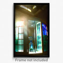 Pixel Art Poster - Glass Burrow (8 Bit Psychedelic Trippy Video Game Print)