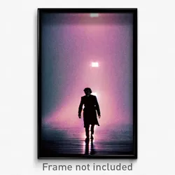 Pixel Art Poster - Lonely Mere (8 Bit Psychedelic Trippy Weird Video Game Print)