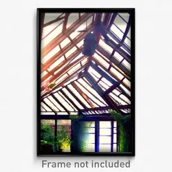 Pixel Art Poster - Humble Conservatory (8 Bit Psychedelic Video Game Print)