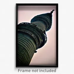 Pixel Art Poster - Vast Turret (8 Bit Psychedelic Trippy Weird Video Game Print)