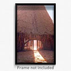 Pixel Art Poster - Unnatural Granary (8 Bit Psychedelic Trippy Video Game Print)