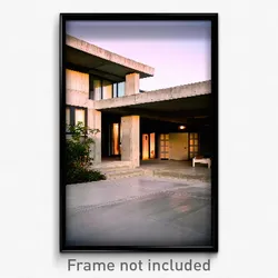 Pixel Art Poster - Concrete Home (8 Bit Psychedelic Trippy Video Game Print)