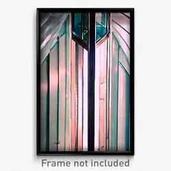 Pixel Art Poster - Glass Chute (8 Bit Psychedelic Trippy Weird Video Game Print)