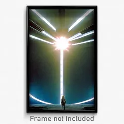 Pixel Art Poster - Huge Sanctum (8 Bit Psychedelic Trippy Video Game Print)