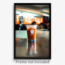 Pixel Art Poster - Infinite Thai Tea (8 Bit Psychedelic Trippy Video Game Print)