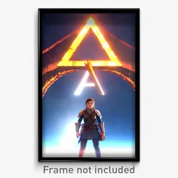 Pixel Art Poster - Normal Ark (8 Bit Psychedelic Trippy Weird Video Game Print)