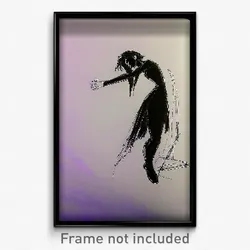 Pixel Art Poster - Rough Drawing (8 Bit Psychedelic Trippy Video Game Print)