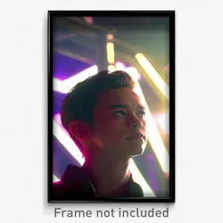 Pixel Art Poster - Rich Head (8 Bit Psychedelic Trippy Weird Video Game Print)