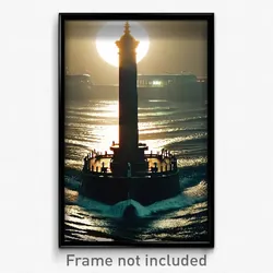 Pixel Art Poster - Big Mooring (8 Bit Psychedelic Trippy Weird Video Game Print)