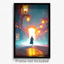 Pixel Art Poster - Dangerous Fief (8 Bit Psychedelic Trippy Video Game Print)