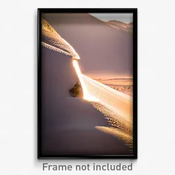 Pixel Art Poster - Pure Desert (8 Bit Psychedelic Trippy Weird Video Game Print)