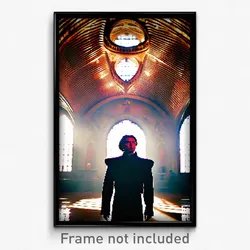 Pixel Art Poster - Jaw Dropping Hermitage (8 Bit Psychedelic Video Game Print)