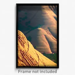 Pixel Art Poster - Subtle Butte (8 Bit Psychedelic Trippy Video Game Print)