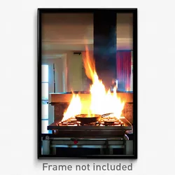 Pixel Art Poster - Ample Stove (8 Bit Psychedelic Trippy Weird Video Game Print)