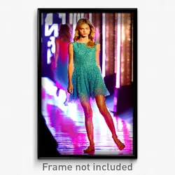 Pixel Art Poster - Beloved Catwalk (8 Bit Psychedelic Trippy Video Game Print)