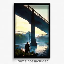 Pixel Art Poster - Major Stream (8 Bit Psychedelic Trippy Video Game Print)