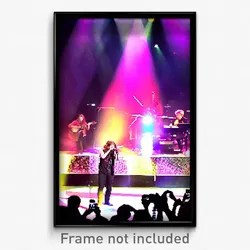 Pixel Art Poster - Rubbery Concert (8 Bit Psychedelic Trippy Video Game Print)