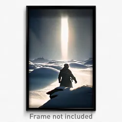Pixel Art Poster - Great Tundra (8 Bit Psychedelic Trippy Video Game Print)