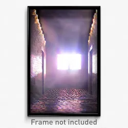 Pixel Art Poster - Dramatic Tile (8 Bit Psychedelic Trippy Video Game Print)