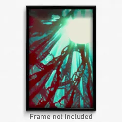 Pixel Art Poster - Distorted Muster (8 Bit Psychedelic Trippy Video Game Print)